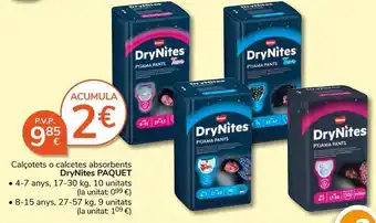 Consum Pañales drynites oferta
