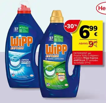 Consum Detergente líquido wipp express oferta