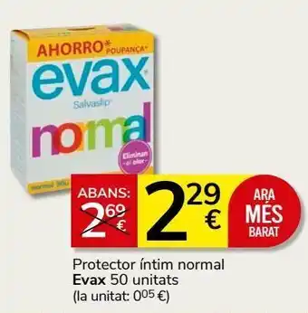 Consum Compresas evax oferta
