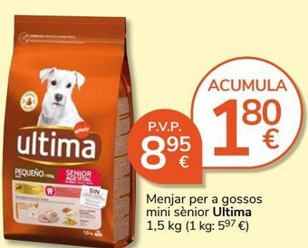 Comida para perros última