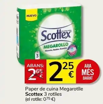 Consum Papel de cocina scottex oferta