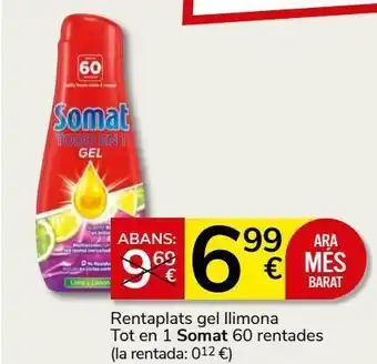 Consum Detergente lavavajillas somat oferta