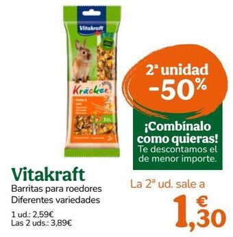 TiendAnimal Snacks para mascotas vitakraft oferta