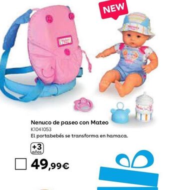 ToysRus Nenuco de paseo con mateo oferta