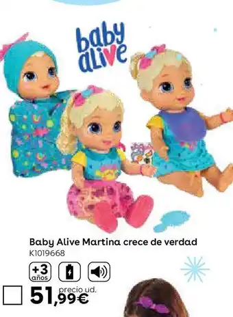 ToysRus Baby alive martina crece de verdad spn oferta