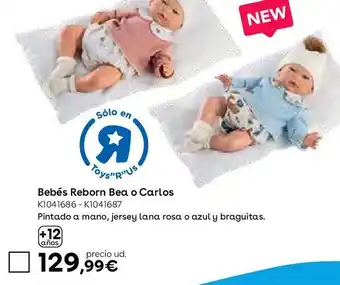 ToysRus Bebé reborn beatriz 46 cm oferta