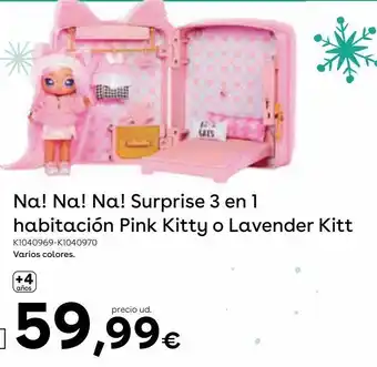 ToysRus Na! na! na! surprise - pink kitty - mochila dormitorio oferta
