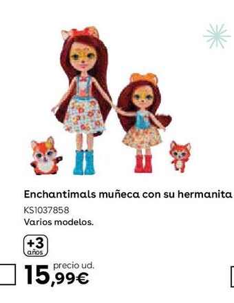 ToysRus Enchantimals muñeca con su hermanita oferta