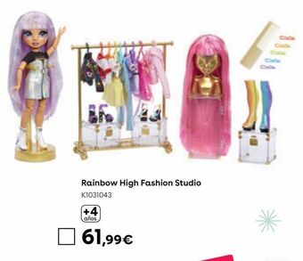 ToysRus Rainbow high - fashion studio oferta