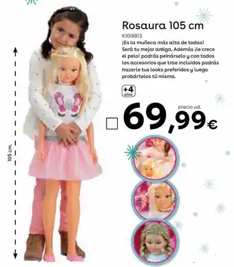 ToysRus Muñeca rosaura 105 cm oferta
