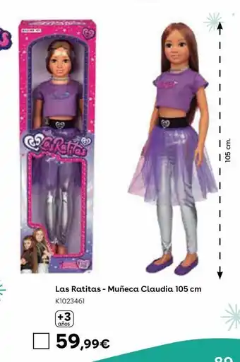 ToysRus Muñeca articulada claudia las ratitas oferta