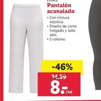 Lidl Pantalón acananalado oferta