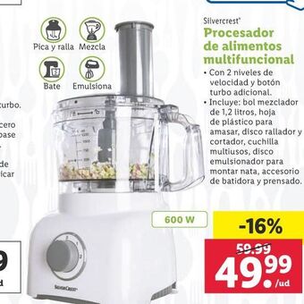 Lidl Procesador de alimentos oferta
