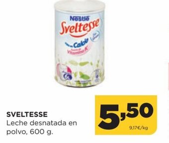 Alimerka Sveltesse Leche desnatada en polvo 600 g oferta