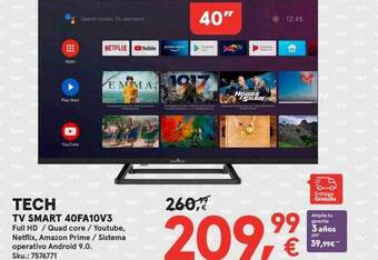 Worten Tech tv smart 40fa10v3 oferta