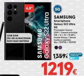Worten Samsung smartphone galaxy s22 ultra 5g oferta