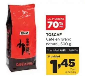 Alimerka Toscaf Café en grano natural 500 g oferta