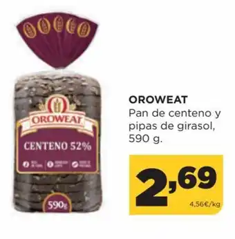 Alimerka Oroweat Pan de centeno y pipas de girasol 590 g oferta