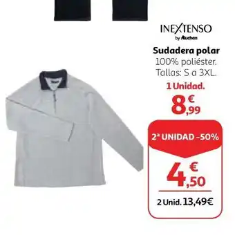 Alcampo Sudadera polar oferta