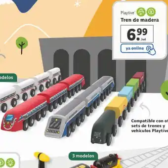 Lidl Juguetes lidl tren de madera oferta