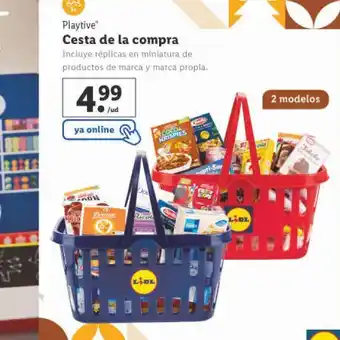 Lidl Juguetes lidl cesta de la compra oferta