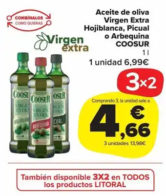Carrefour Market Aceite de oliva virgen extra coosur oferta