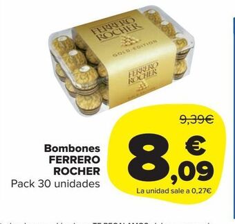 Carrefour Market Bombones ferrero rocher oferta