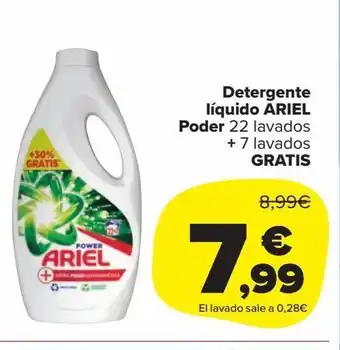 Carrefour Market Detergente líquido ariel oferta