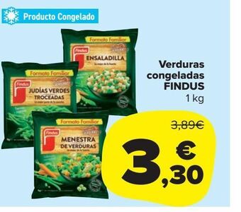 Carrefour Market Verduras congeladas findus oferta