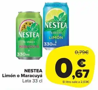 Carrefour Market Bebidas de sabores nestea oferta