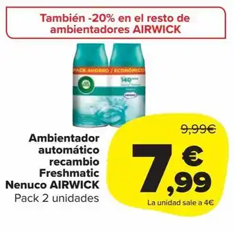 Carrefour Market Ambientadores air wick oferta