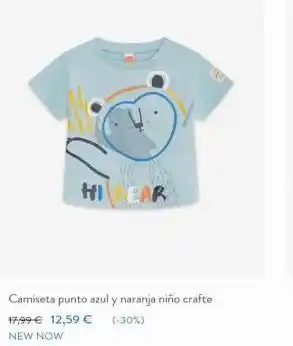 Hi ear mas camiseta punto azul y naranja niño crafte 17,99 € 12,59 € (-30%) new now