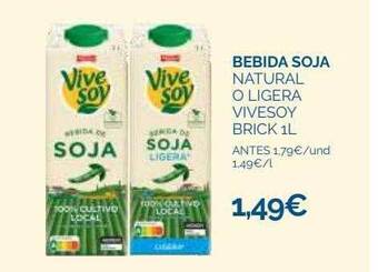 Supermercados La Despensa Bebida soja natural o ligera vivesoy oferta