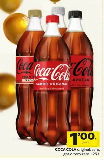 Supermercados Dani Coca cola original zero light o zero zero oferta