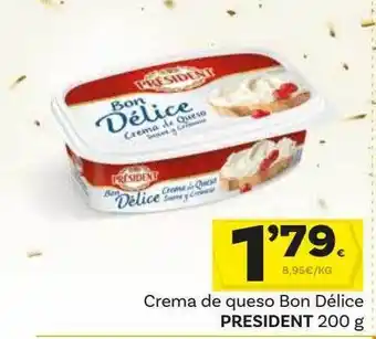 Supermercados Dani Crema de queso bon délice president oferta
