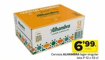 Supermercados Dani Cerveza alhambra lager singular oferta