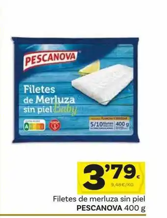 Supermercados Dani Filetes de merluza sin piel pescanova oferta