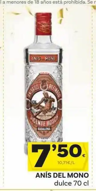 Supermercados Dani Anis del mono dulce oferta