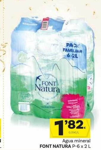 Supermercados Dani Agua mineral font natura oferta