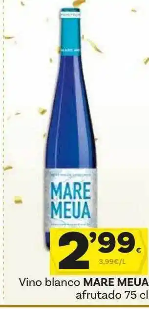 Supermercados Dani Vino blanco mare meua afrutado oferta