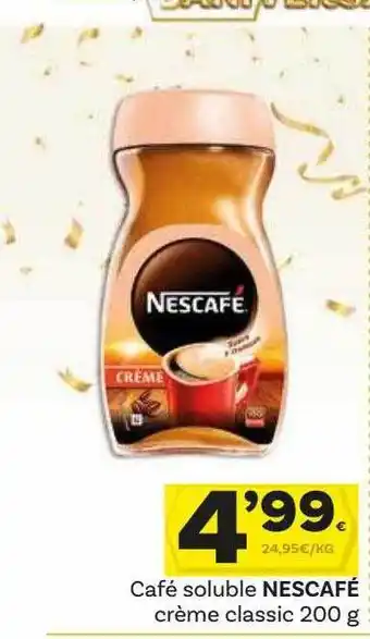Supermercados Dani Café solubel nescafé crème classic oferta