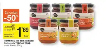 BonpreuEsclat 2a unitat -50% melmelada terra i tast assoirtiment oferta
