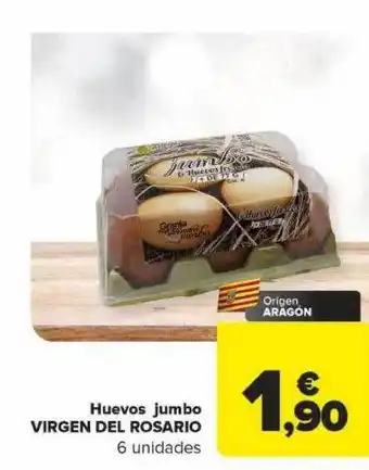 Carrefour Huevos jumbo virgen del rosario 6 oferta
