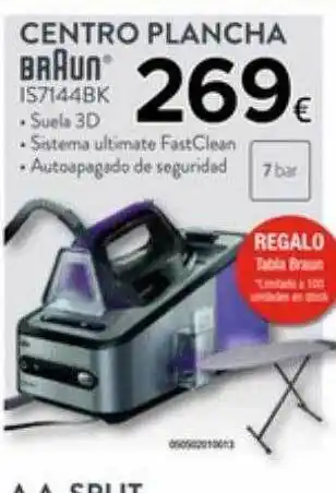 Tien 21 Centro plancha braun oferta