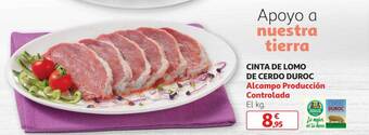 Alcampo Cinta de lomo de cerdo duroc oferta