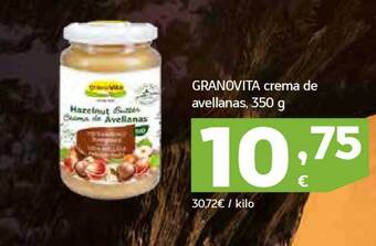 HiperDino Granovita crema de avellanas oferta