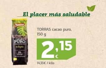 HiperDino Torras cacao puro oferta