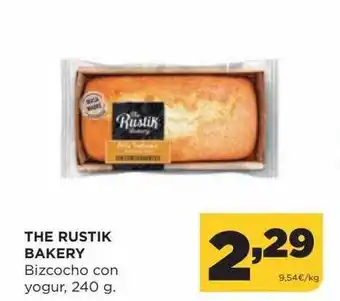 Alimerka The rustiki bakery bizcocho con yogur oferta