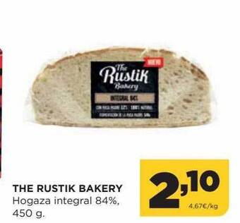 Alimerka The rustik bakery hogaza integral 84% oferta