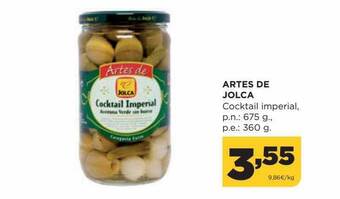Alimerka Artes de jolca cocktail imperial oferta
